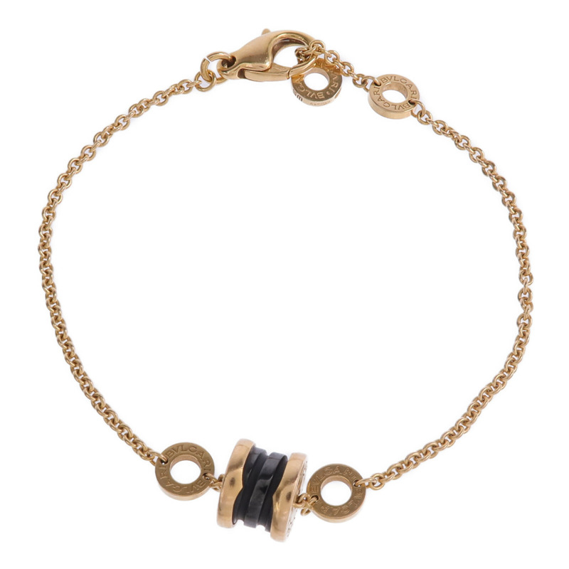 BVLGARI 18K玫瑰金/陶瓷B.zero 1 Bracelet手鏈-3