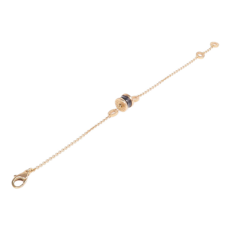 BVLGARI 18K玫瑰金/陶瓷B.zero 1 Bracelet手鏈-6