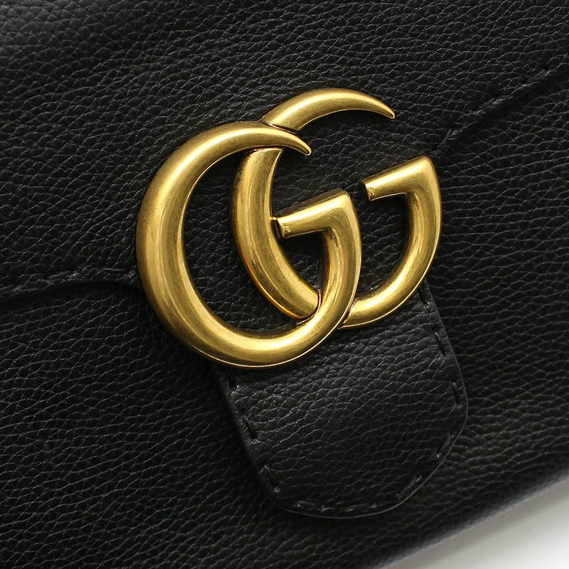【包稅】GUCCI 黑色 GG Marmont 手提小號單肩包-9