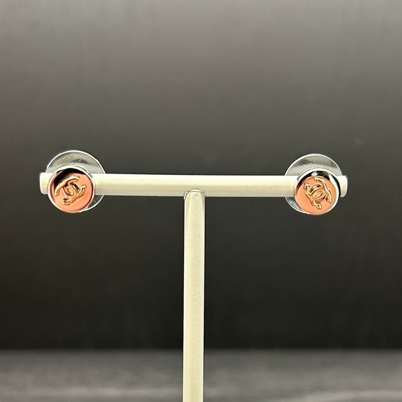 CHANEL 全新26P 小圓豆耳環耳針-日常疊戴經典mini-1