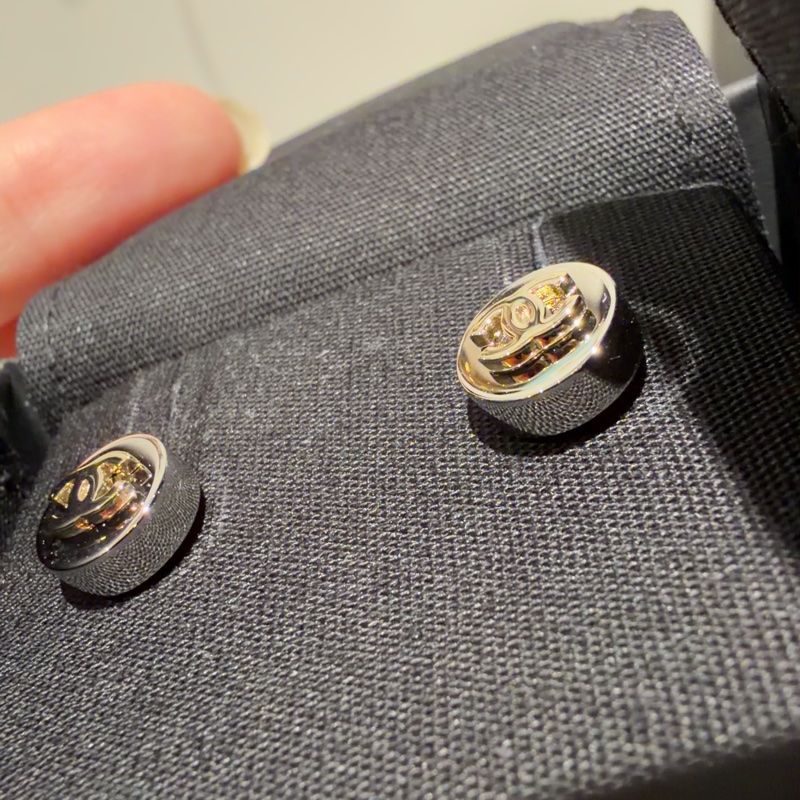 CHANEL 全新26P 小圓豆耳環耳針-日常疊戴經典mini-8