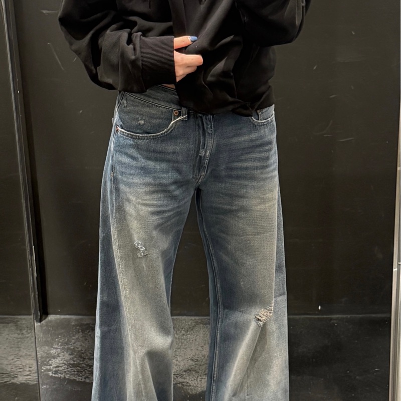 MM6 Maison Margiela 女款 洗水破壞版 牛仔褲#26 27 28-3