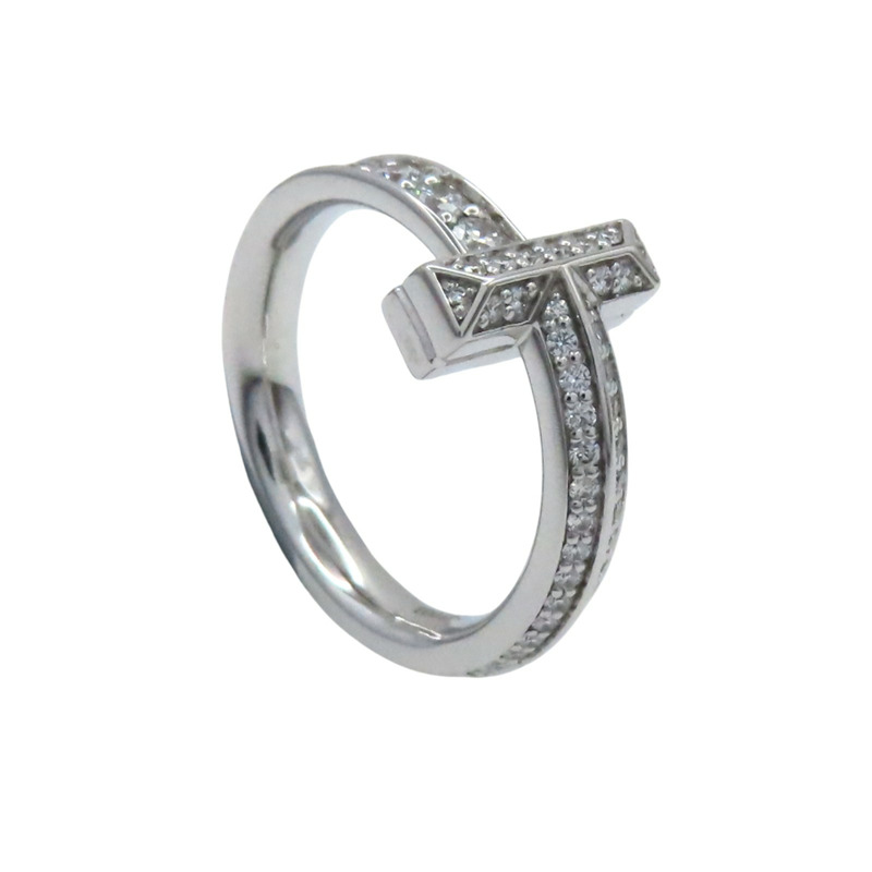 18K白金 鑽石 T1 戒指【Tiffany & Co 蒂芬妮】-1