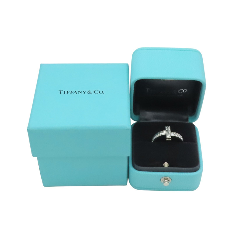 18K白金 鑽石 T1 戒指【Tiffany & Co 蒂芬妮】-8