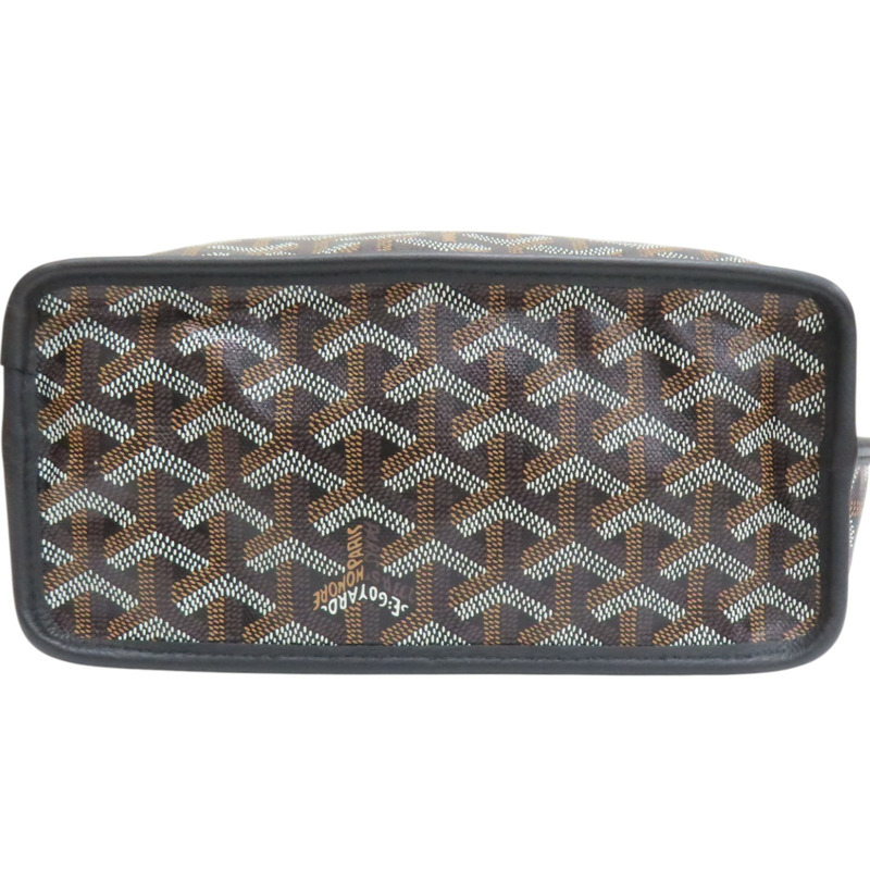 黑色 Goyardine帆布 Anjou Mini 手提包【GOYARD 高雅德】-3