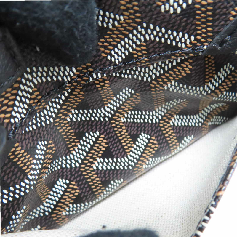 黑色 Goyardine帆布 Anjou Mini 手提包【GOYARD 高雅德】-6