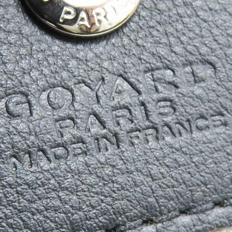 黑色 Goyardine帆布 Anjou Mini 手提包【GOYARD 高雅德】-7