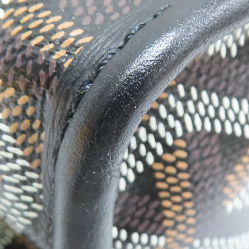 黑色 Goyardine帆布 Anjou Mini 手提包【GOYARD 高雅德】-12