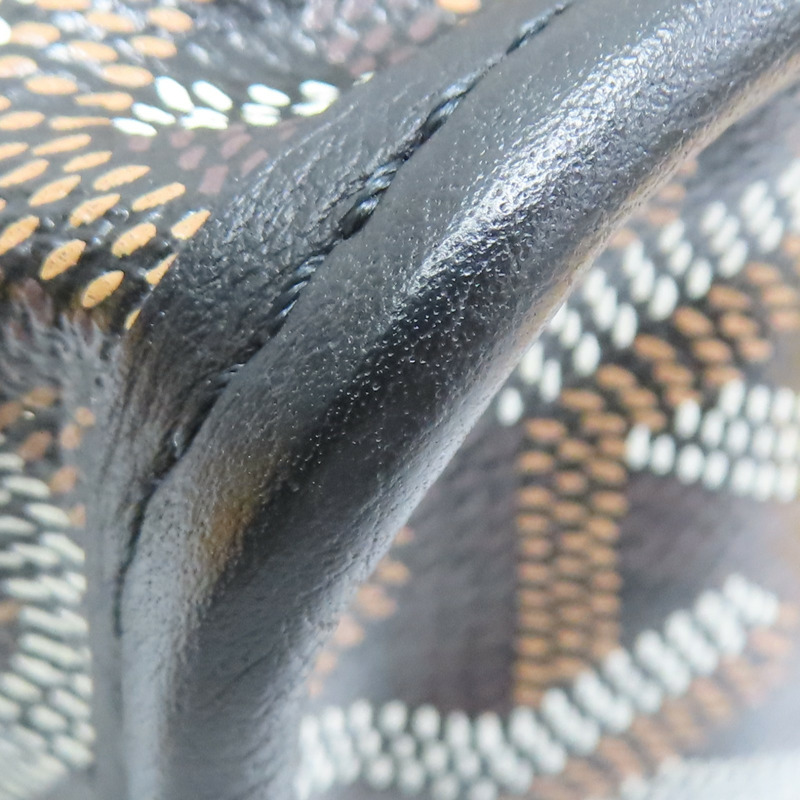 黑色 Goyardine帆布 Anjou Mini 手提包【GOYARD 高雅德】-14