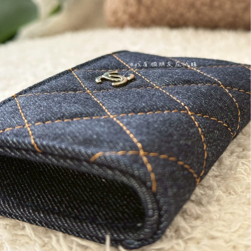 《我有個有在代購》香奈兒26P單寧卡包——在台現貨-3