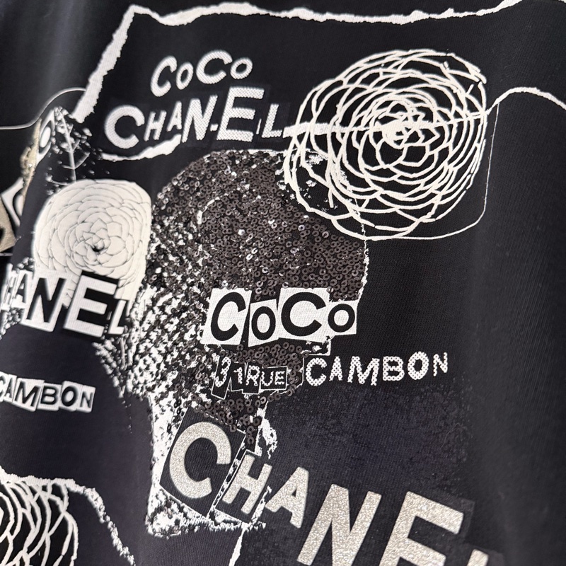 Chanel 黑色工藝亮片刺繡🪡經典連帽外套🖤王一博同款-5