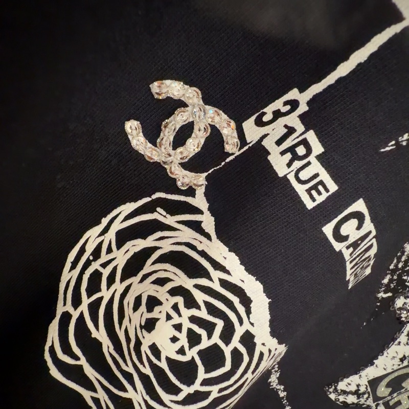 Chanel coco 工藝亮片刺繡🪡經典必備-黑色連帽外套(王一博同款)-7