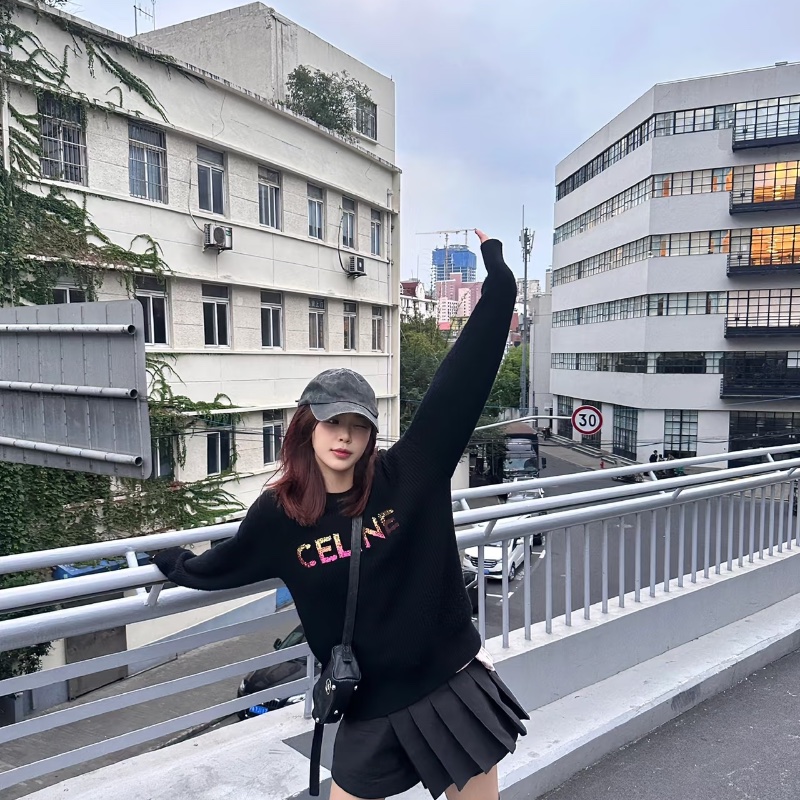 ❤️ CELINE 彩色LOGGO毛衣 秋冬百搭款-2