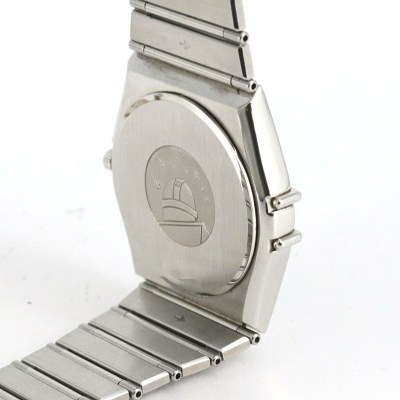 歐米茄星座系列不鏽鋼石英錶-4