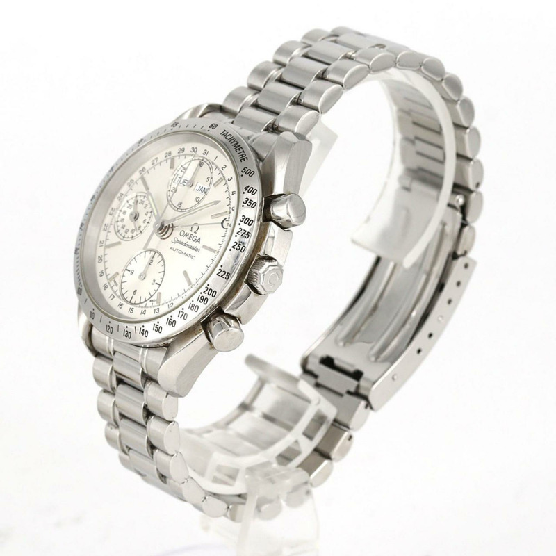 歐米茄超霸系列星期日曆型3521.30不鏽鋼自動腕錶-1