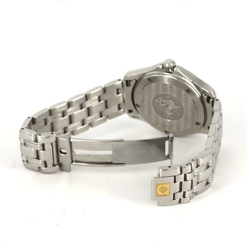 歐米茄海馬120 2511.81不鏽鋼石英錶-5