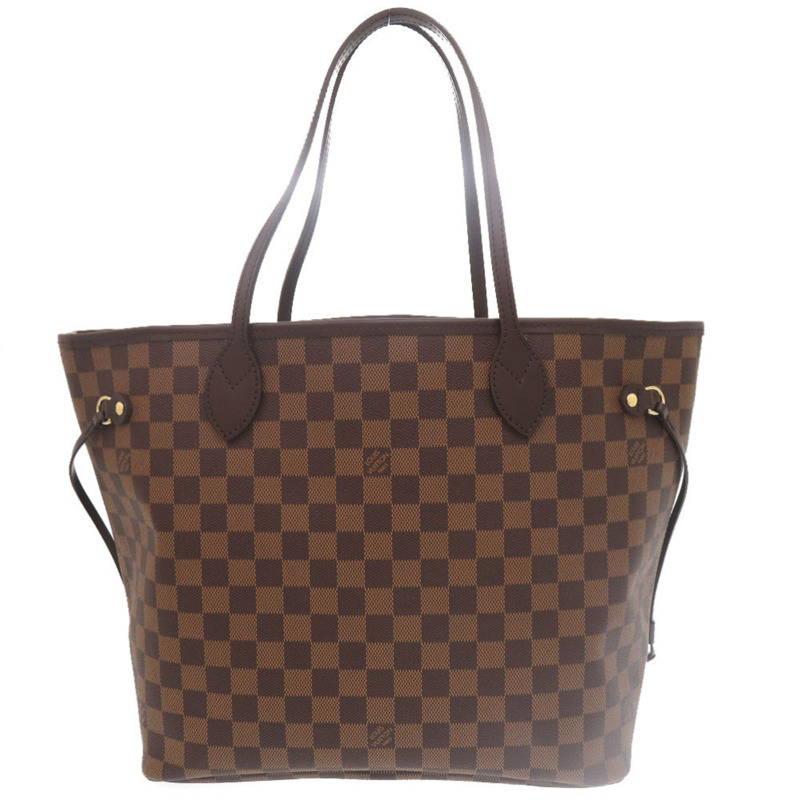 全新未使用路易威登 Neverfull MM Damier N40599 棕色手提包 LV 0583-2