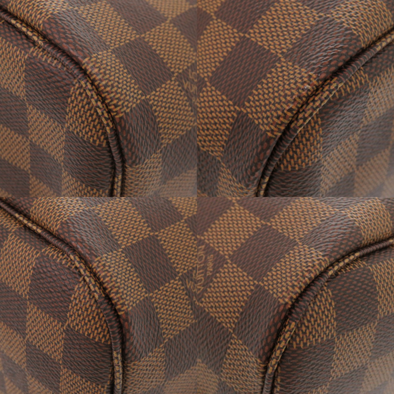 全新未使用路易威登 Neverfull MM Damier N40599 棕色手提包 LV 0583-4