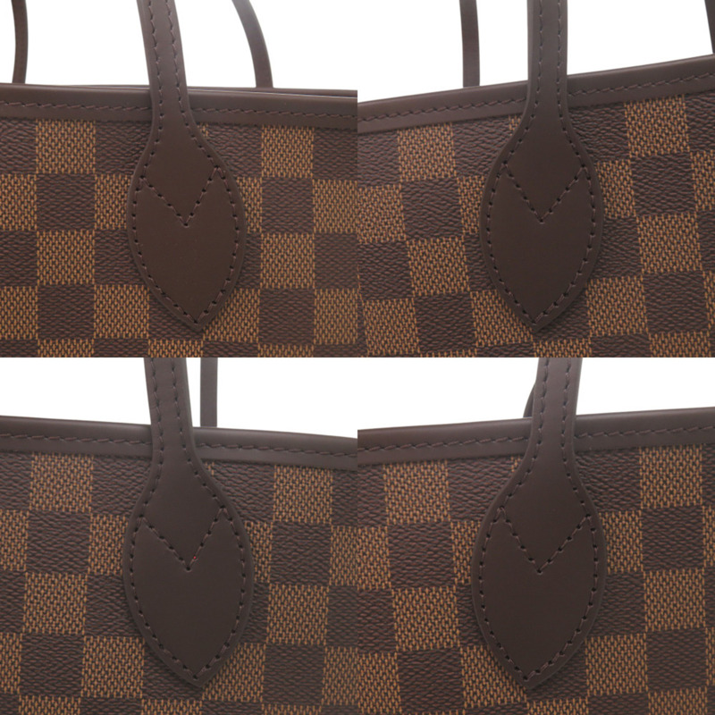 全新未使用路易威登 Neverfull MM Damier N40599 棕色手提包 LV 0583-8