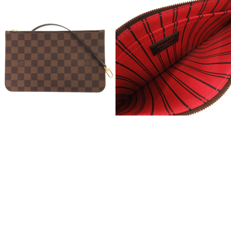 全新未使用路易威登 Neverfull MM Damier N40599 棕色手提包 LV 0583-9