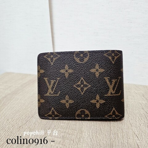[品況新,新年甜價出❣️] LV老花交叉對開短夾