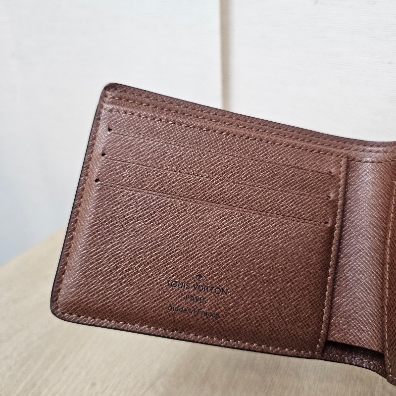 [品況新,新年甜價出❣️] LV老花交叉對開短夾-2