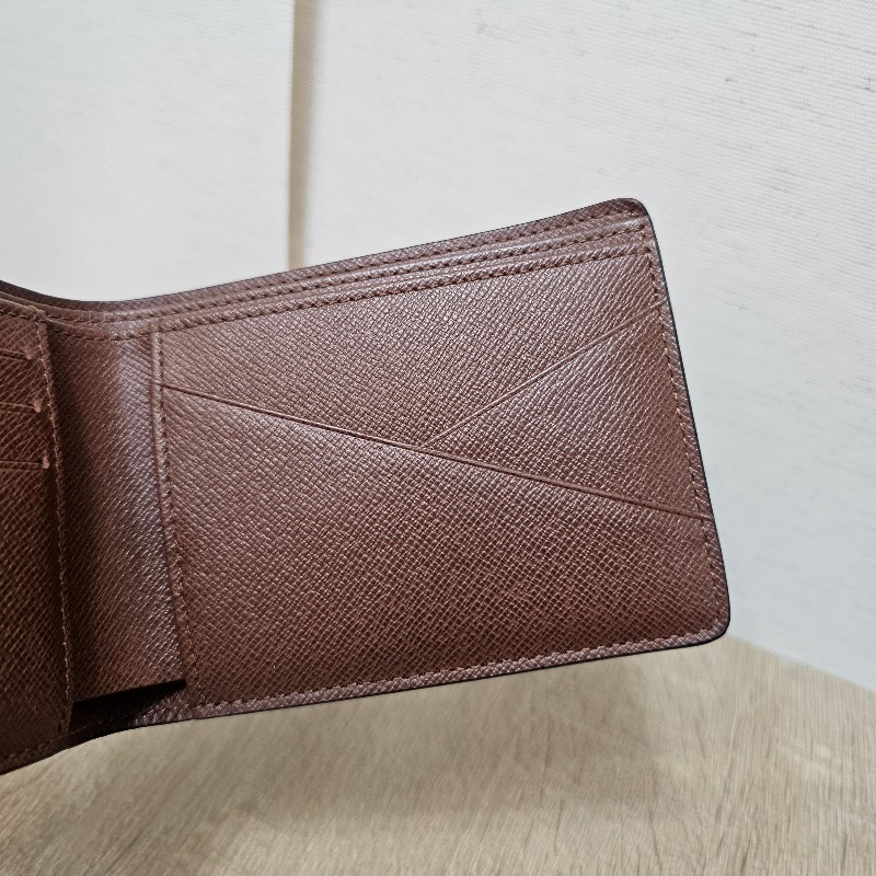 [品況新,新年甜價出❣️] LV老花交叉對開短夾-3