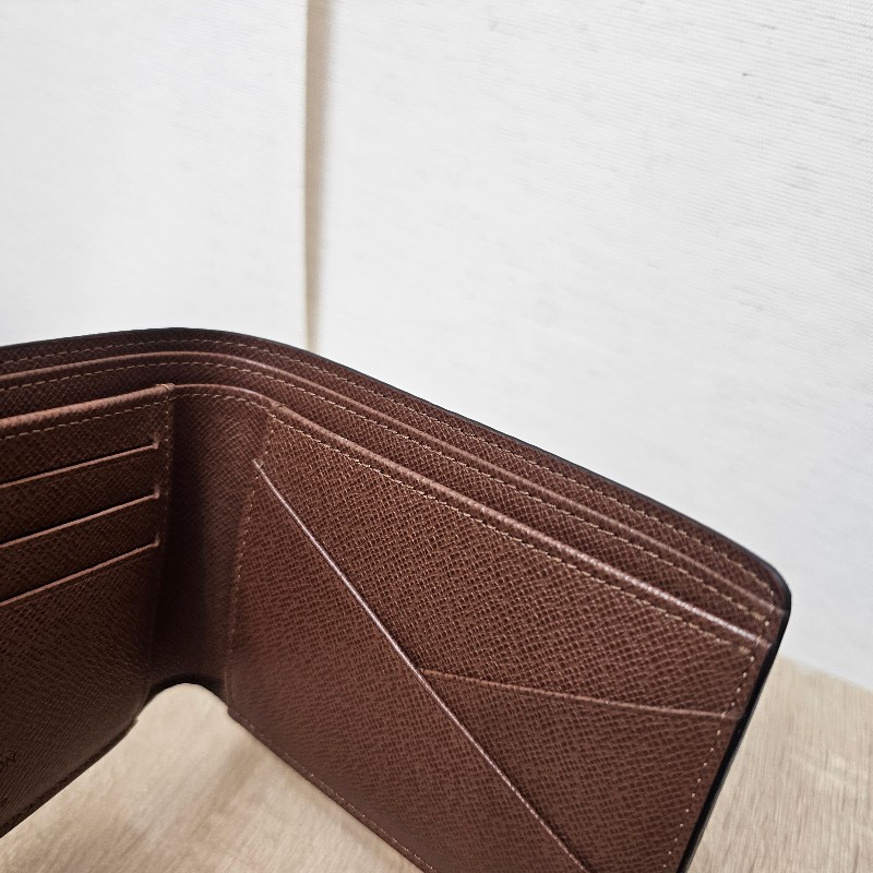 [品況新,新年甜價出❣️] LV老花交叉對開短夾-4