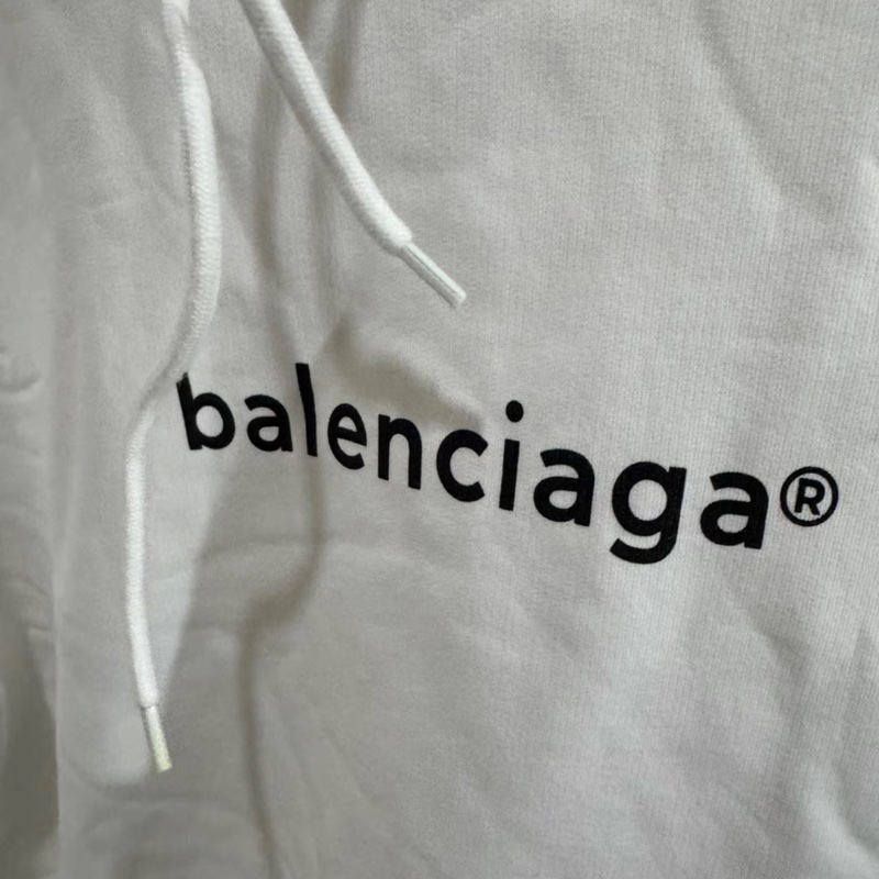 巴黎世家 Logo落肩連帽衛衣-2