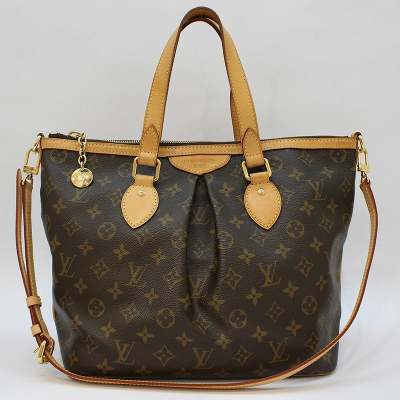 【包稅】LOUIS VUITTON Monogram帆布Palermo PM單肩包 M40145-0