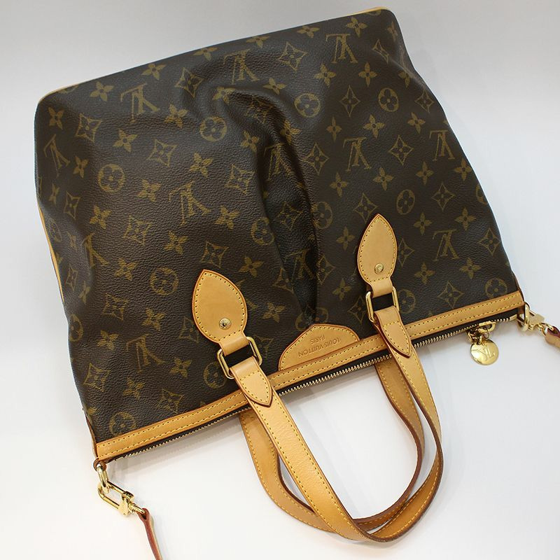 【包稅】LOUIS VUITTON Monogram帆布Palermo PM單肩包 M40145-2