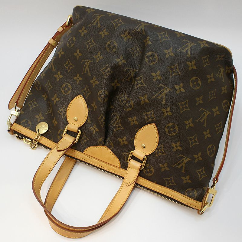 【包稅】LOUIS VUITTON Monogram帆布Palermo PM單肩包 M40145-3