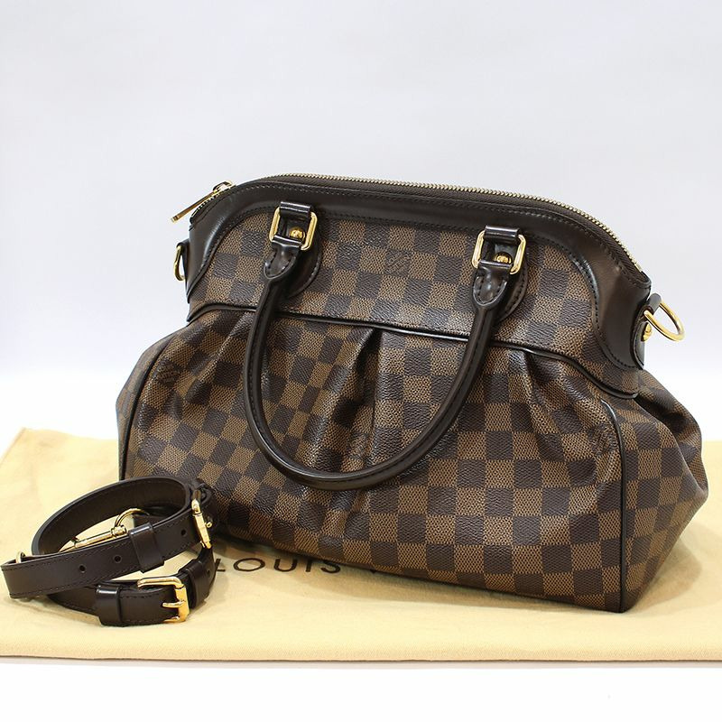 【包稅】LOUIS VUITTON N51997 Damier Ébène Trovée 小號肩包-1