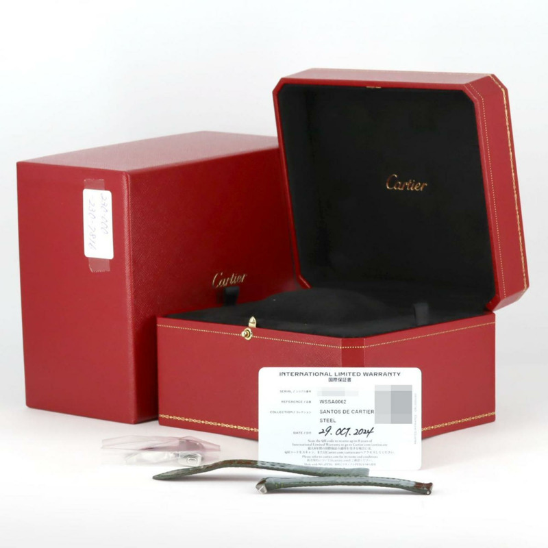 卡地亞 Santos de LM WSSA0062 不鏽鋼自動腕錶-7