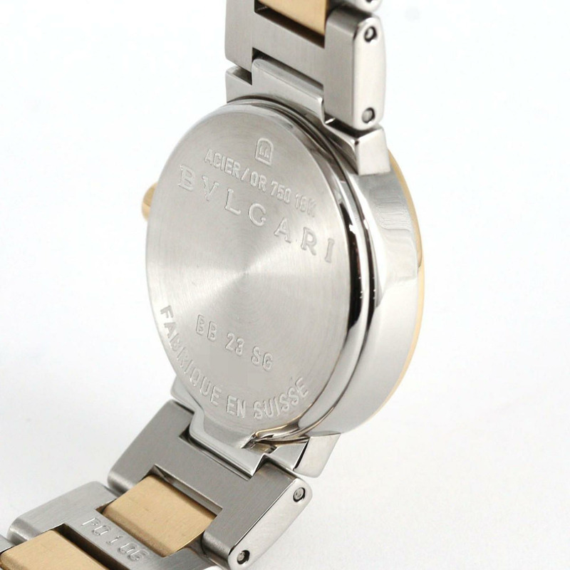 寶格麗雙色 BB23SG BB23WSGD SSxYG 石英錶-5