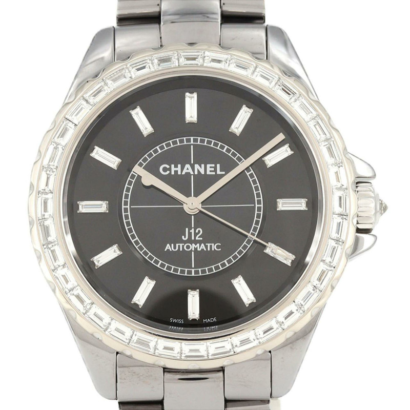香奈兒 J12 Chromatic 41毫米長方形切割 D/12P D H3155 陶瓷自動腕錶-0