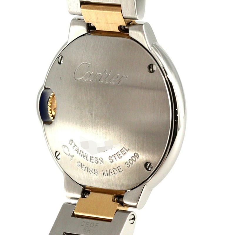 卡地亞 Ballon Bleu SM 雙色腕錶 W69007Z3 W2BB0010 SSxYG 石英錶-5