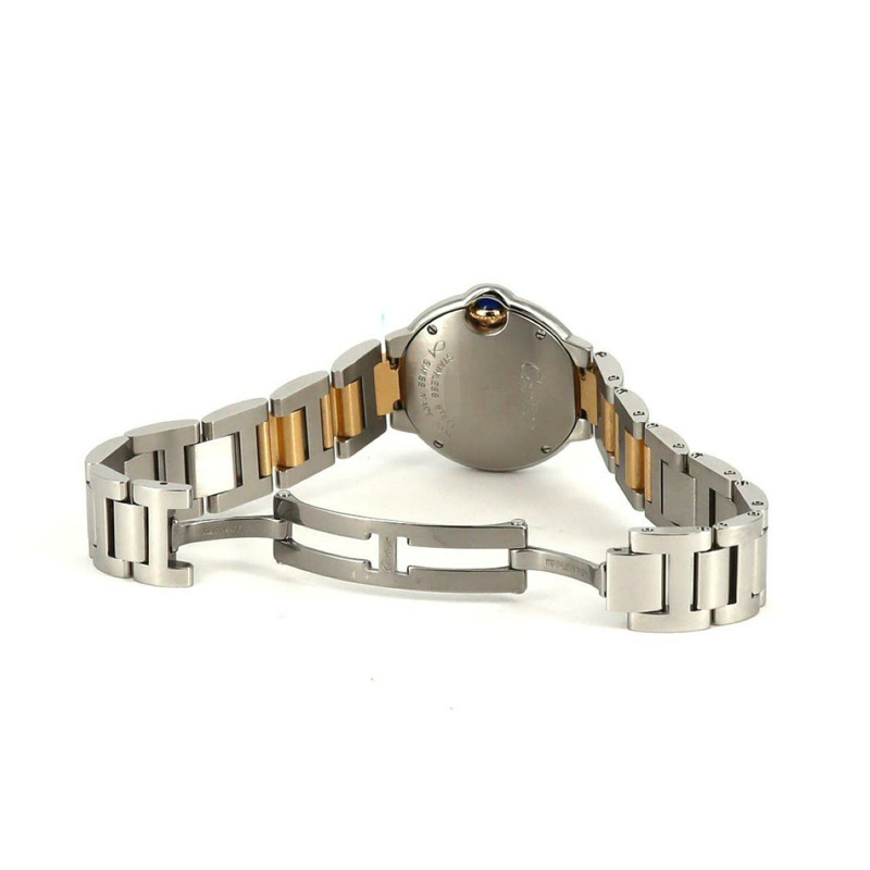 卡地亞 Ballon Bleu SM 雙色腕錶 W69007Z3 W2BB0010 SSxYG 石英錶-6