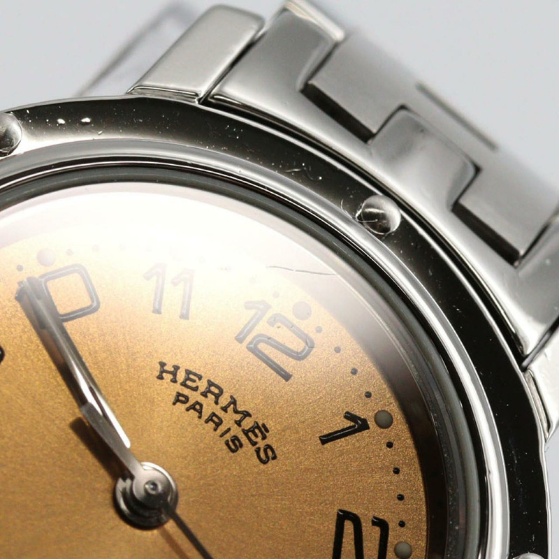 愛馬仕 Clipper CL4.210 不鏽鋼石英錶-7