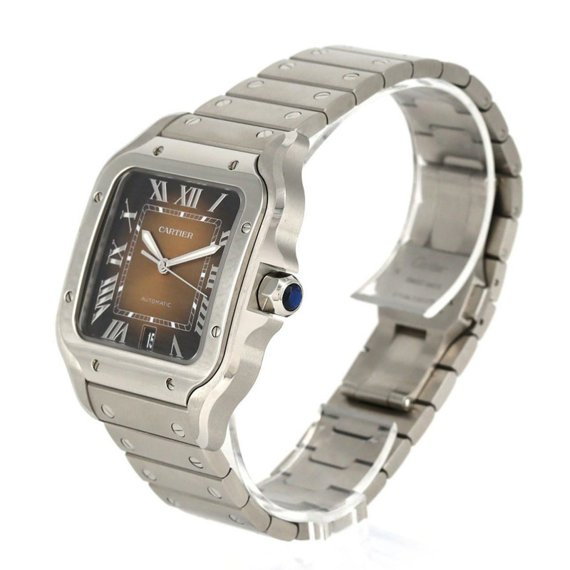 卡地亞 Santos de LM WSSA0064 不鏽鋼自動腕錶-1