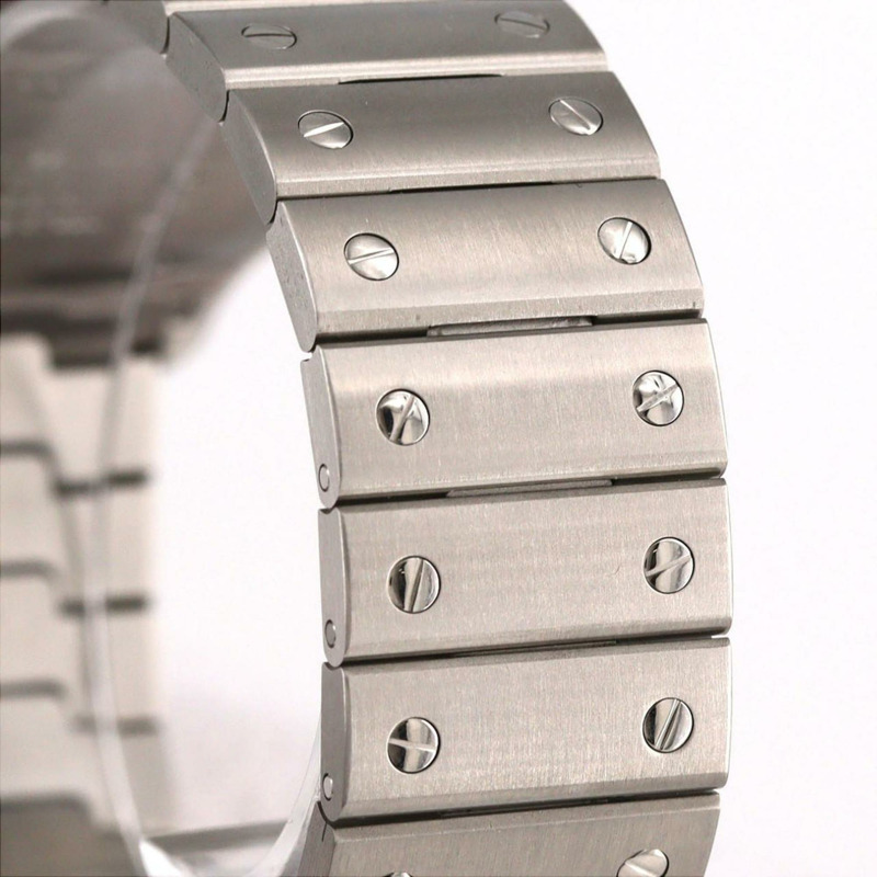 卡地亞 Santos de LM WSSA0064 不鏽鋼自動腕錶-4