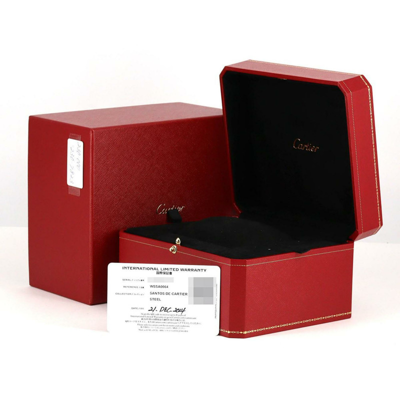 卡地亞 Santos de LM WSSA0064 不鏽鋼自動腕錶-8