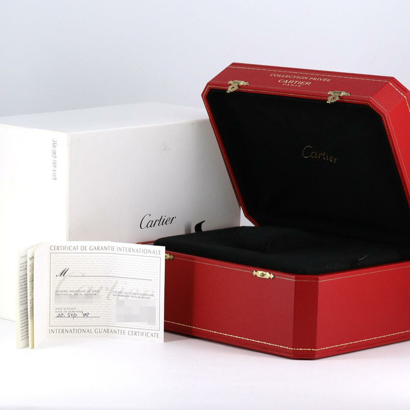 卡地亞 Tank Basculante YG 限量版 W1526251 手動上鍊腕錶-9