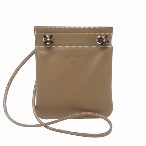 愛馬仕 Hermès Aline Mini B 2023 女士單肩包，Swift Etoupe（灰色）色