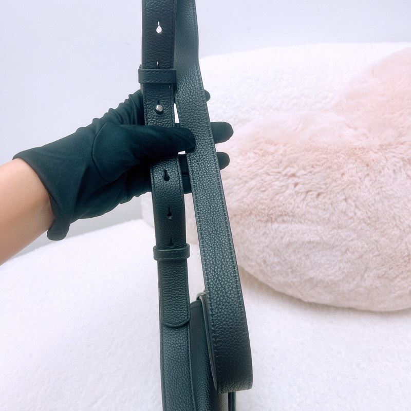 Dior saddle mini 黑色老花馬鞍包/郵差包-10