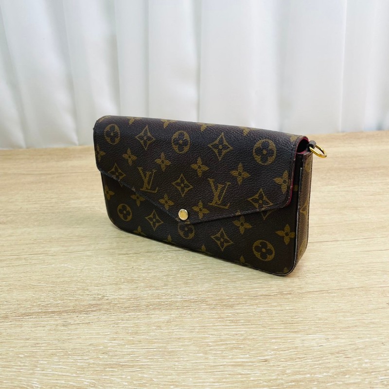 專櫃價3.4折！路易威登/Louis Vuitton  老花三合一鏈條包 單肩斜挎包 小巧精緻-8