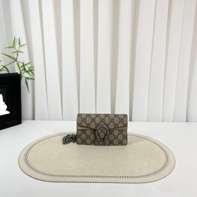 GUCCI古馳  酒神mini 鏈條單肩斜挎包 小巧精緻 氣質百搭 也可當作手拿包-3