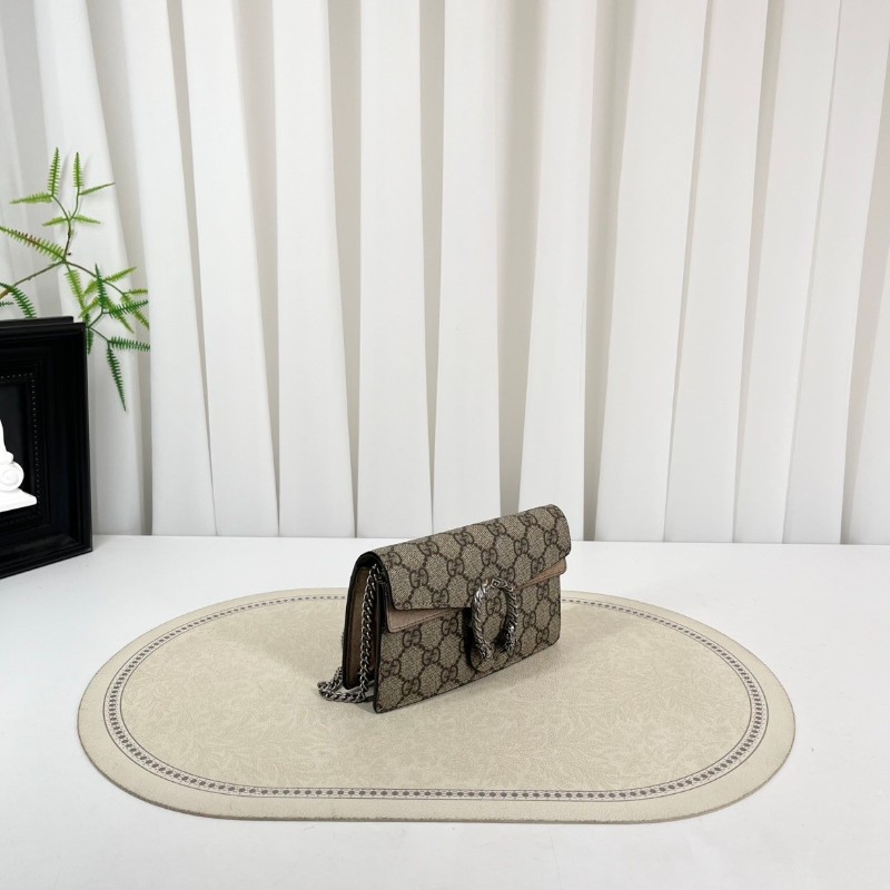 GUCCI古馳  酒神mini 鏈條單肩斜挎包 小巧精緻 氣質百搭 也可當作手拿包-6