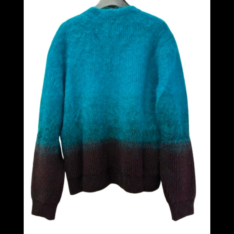 Burberry 雙色馬海毛羊毛混紡開襟衫 男款M 碼-1