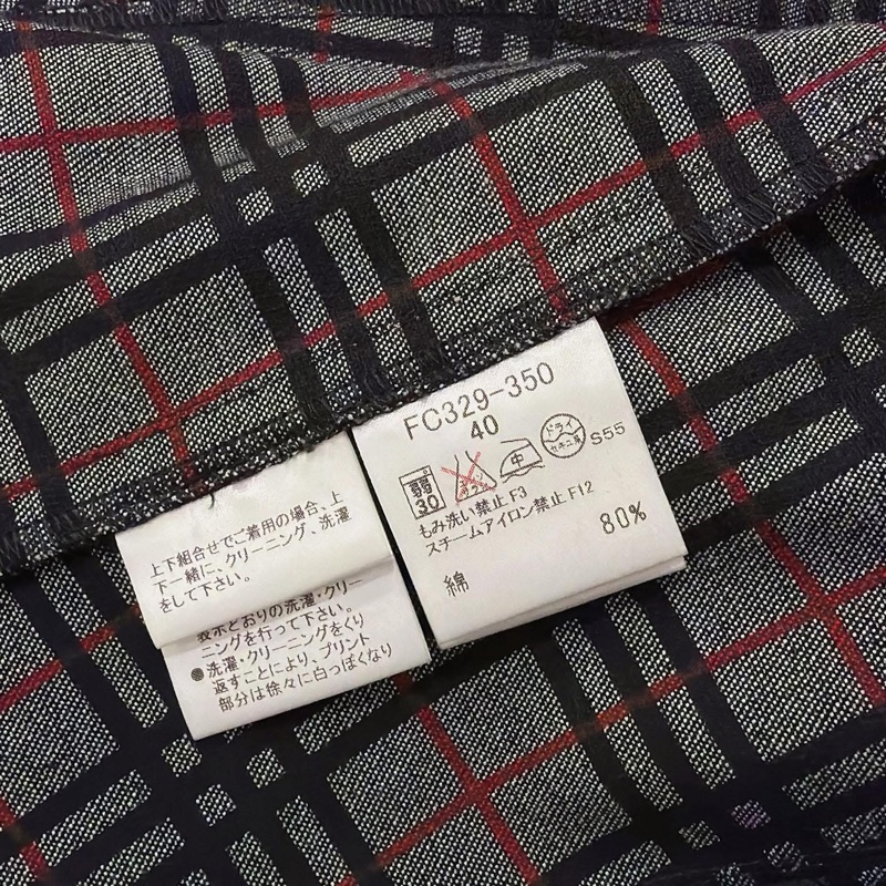 BURBERRY 倫敦 滿版格紋牛仔外套-9